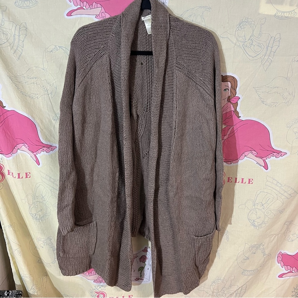 Matty M Women's Brown Cardigan Sweater